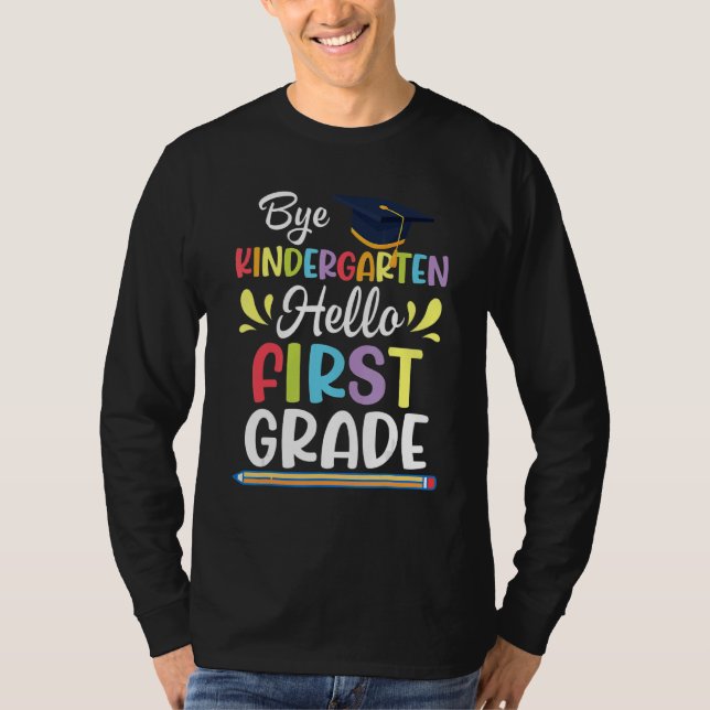 Hej då Kindergarten Hej Klass Student tillbaka til T Shirt (Framsida)