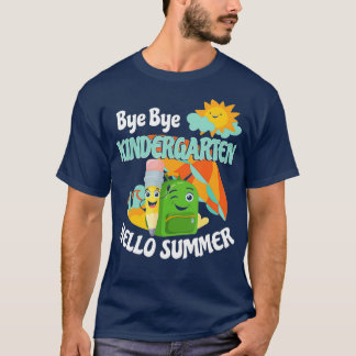 Hej då Kindergarten HEJ SOMMER-läraren student T Shirt