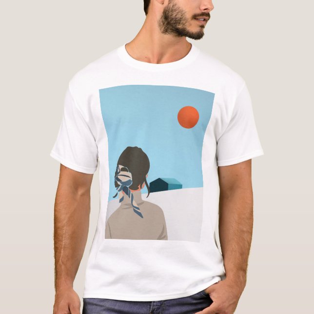Hej då, min kärlek t shirt (Framsida)