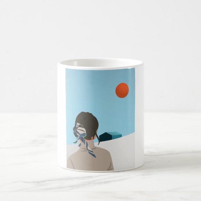 Hej då, min kärlek T-Shirt Kaffemugg (Center)