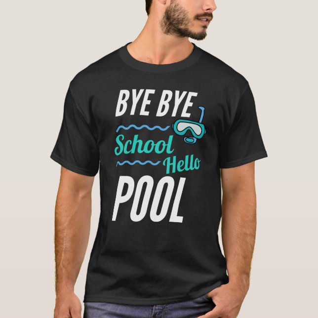 Hej då School Hej Bassäng T Shirt (Framsida)