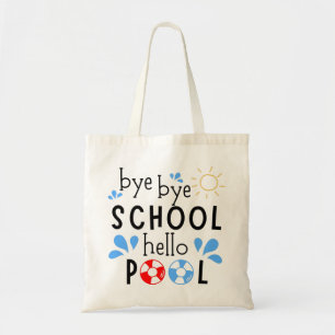 Hej då School Hej Bassäng Tygkasse