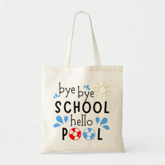 Hej då School Hej Bassäng Tygkasse