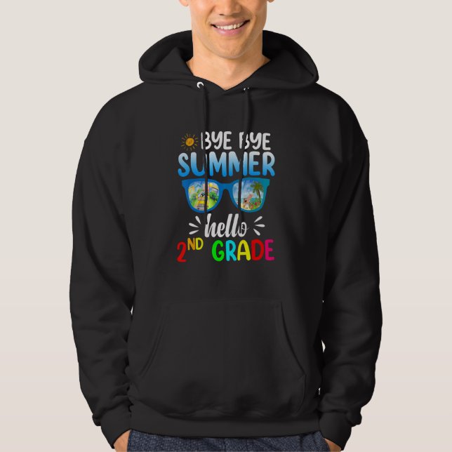Hej då, sommartid, andra Klass-Hejen, andra Gra Hoodie (Framsida)