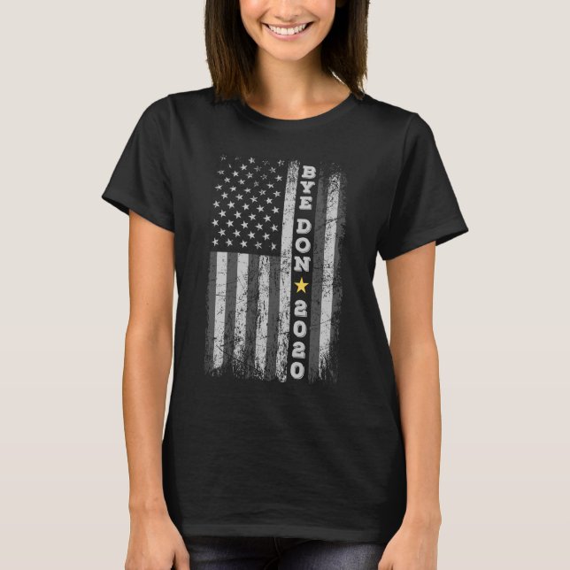Hej dåDon - Hej då Donald Trump 2020 T Shirt (Framsida)