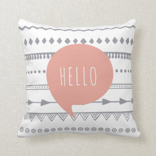 "Hej dämpar kast för Boho stil Kudde