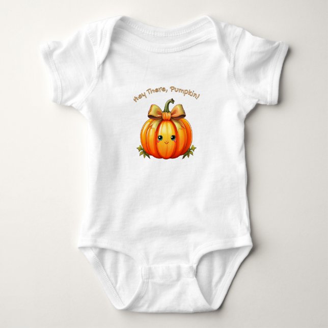 Hej där, pumpa – Sött design för bebispumpa T Shirt (Framsida)