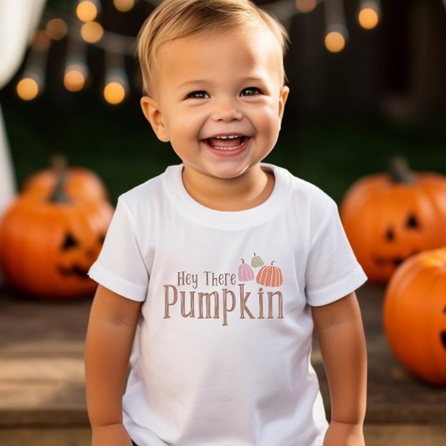 Hej där Pumpkin Groovy Retro Fall T Shirt (Skapare uppladdad)