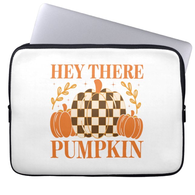 Hej, där Pumpkin Laptop Fodral (Framsidan)