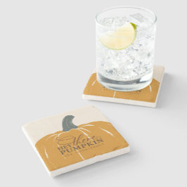 Hej, där Pumpkin Personlig Fall Stenunderlägg