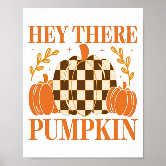 Hej, där Pumpkin Poster (Framsidan)