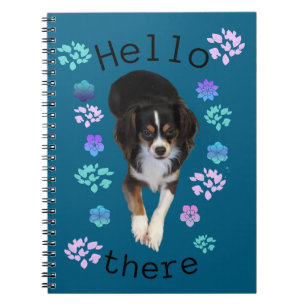 Hej där Puppy Spiral-fotopatbok Anteckningsbok