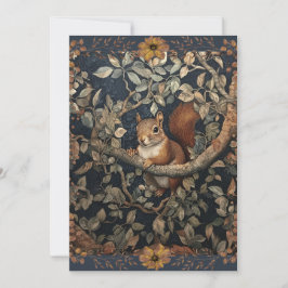 Hej där Red Squirrel i Träd Inbjudningar