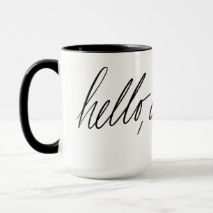 Hej Darling handskriven Mugg