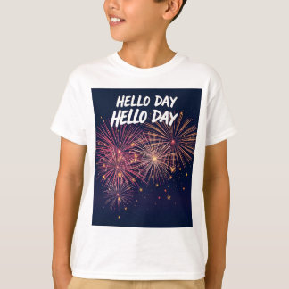 Hej Day - Fjärde juli Fireworks Greeting Card T Shirt