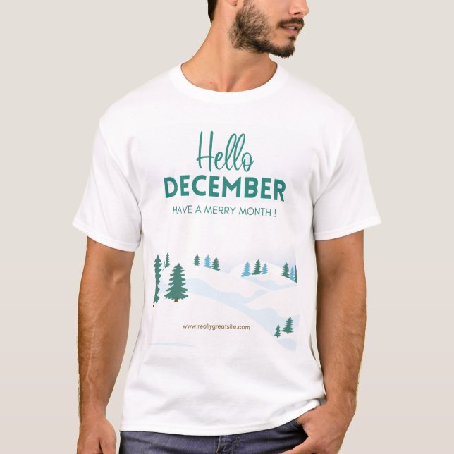 Hej December T-Shirt (Framsida)