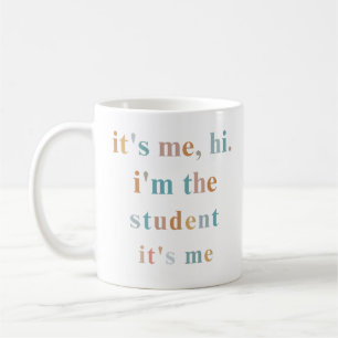 Hej, det är jag som är student, det är jag, studen kaffemugg