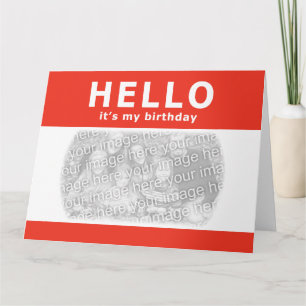 hej, det är min födelsedag! kort