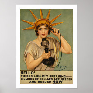Hej! Det här är Liberty Talare Poster