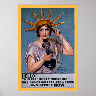 Hej! Det här är Liberty~Vintage Världskrig 1 Poster