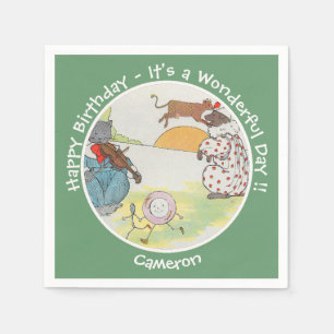 Hej Diddle Diddle Födelsedagsfest Collection Pappersservett