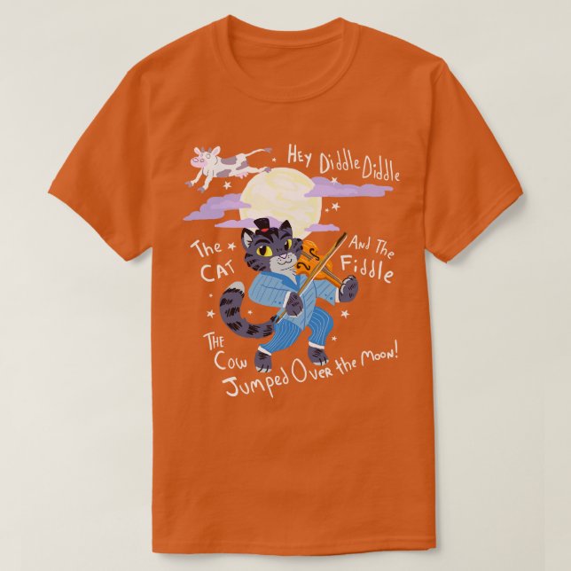 Hej Diddle Diddle T Shirt (Design framsida)