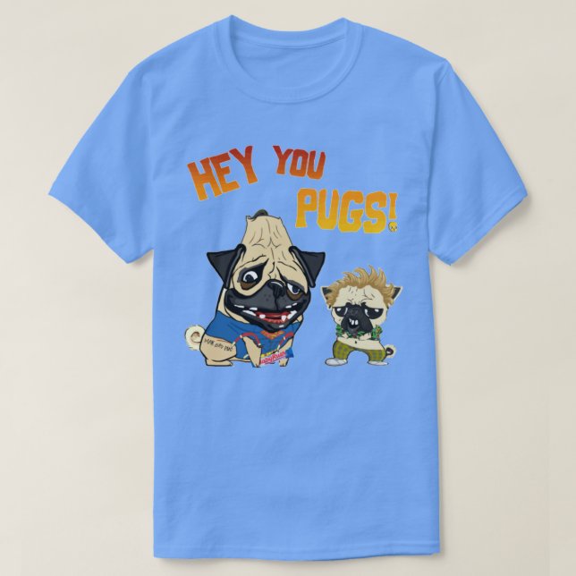 Hej, dina puggar t shirt (Design framsida)