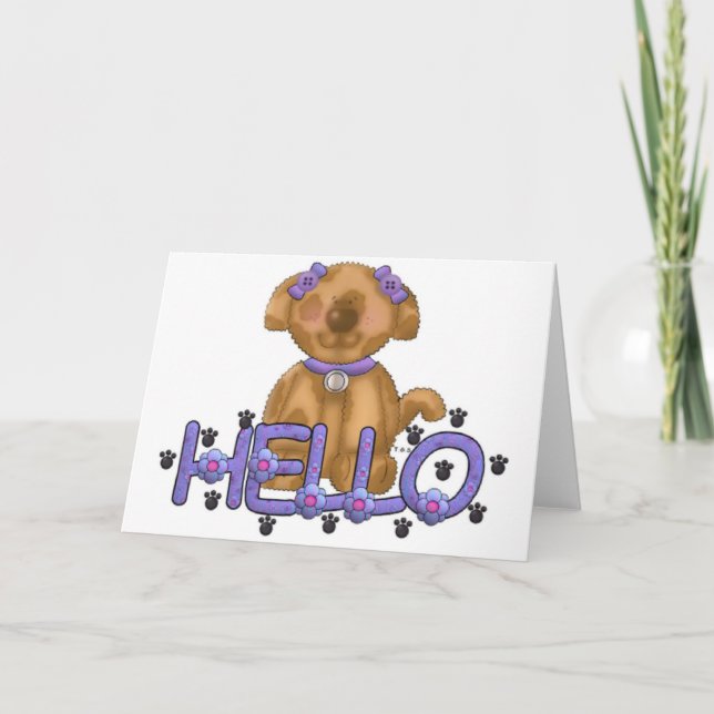 Hej Doggie-kort Kort (Framsida)