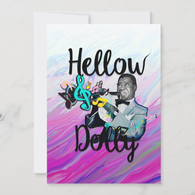 Hej Dolly Inbjudningar (Framsida)