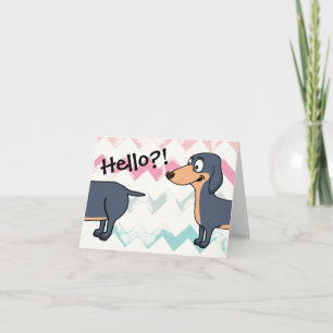 Hej Doxie (4,25" x 5,5"), vita kuvert ingår. Kort