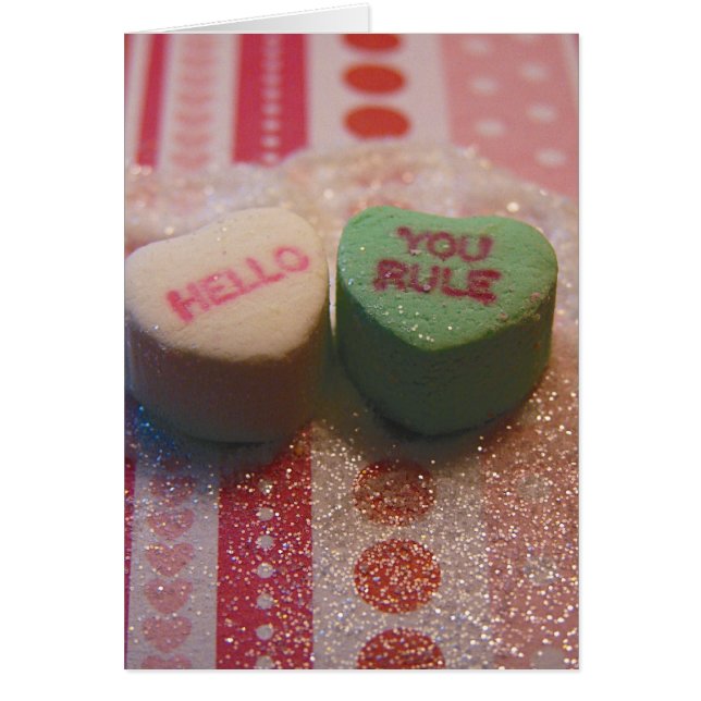 Hej Du-regel Hälsningskort (Framsidan)