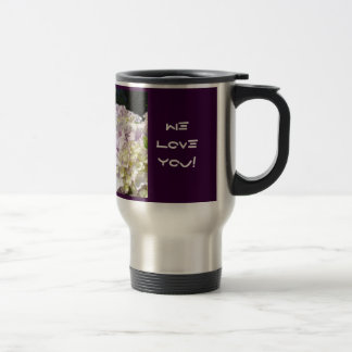 Hej Du Vi Älskar Dig! Kaffe Resemuggar Hortensior Resemugg