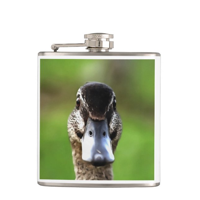 Hej Ducky Quirky Anka Porträtt Fickplunta (Framsidan)