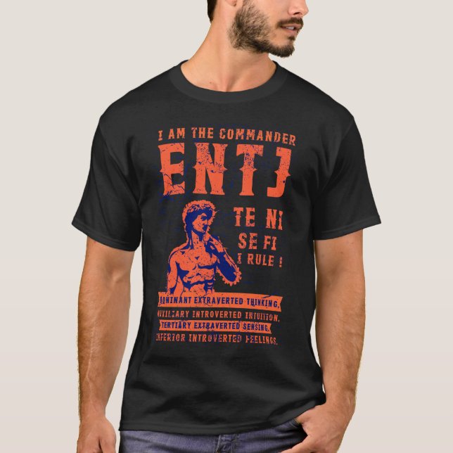Hej, ENTJ, personlighet. T Shirt (Framsida)