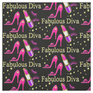 HEJ FABULOUS DIVA ROSA HÖGKLACKAR TYG