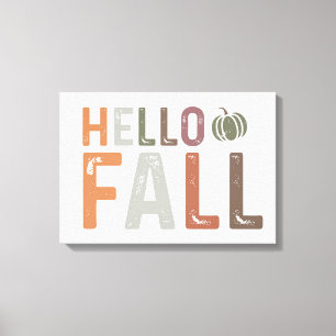 Hej Fall Canvastryck