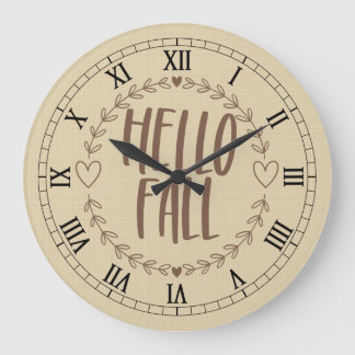 Hej Fall Clock Stor Klocka