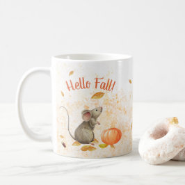 Hej Fall Cute Mouse-Thanksgiving Kaffemugg