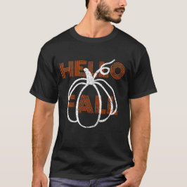 Hej Fall Cute Nature Autumn Pumpkins T Shirt