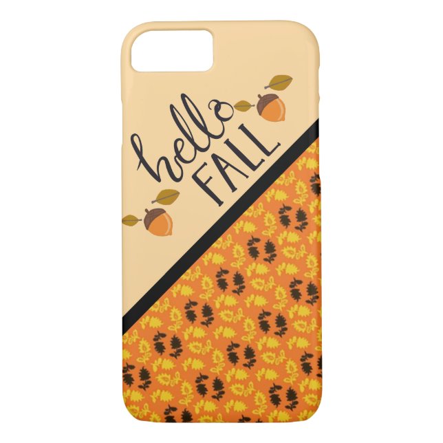 Hej Fall Design Case-Mate iPhone Skal (Baksida)