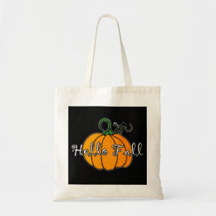 Hej Fall Fall Pumpkin Hellow Pumpkin Tygkasse