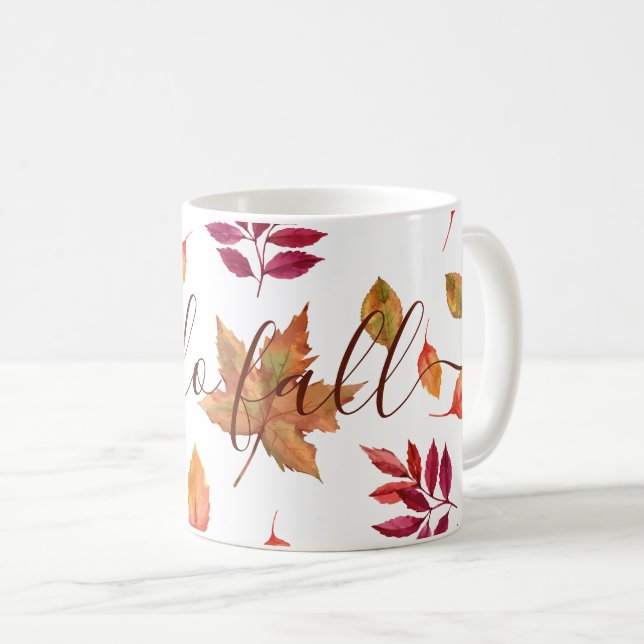 Hej Fall folie Kaffemugg (Framsida höger)