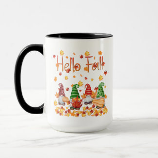 Hej Fall Gnome 15oz Mugg