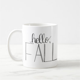 Hej Fall Hand-Lettered Mugg