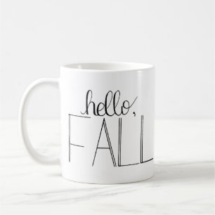 Hej Fall Hand-Lettered Mugg