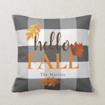 Hej Fall Höst löv Black