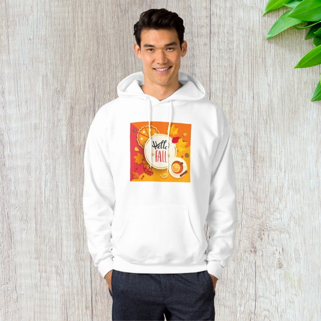 Hej Fall Höst löv och Pumpkin Paj Hoodie (Skapare uppladdad)