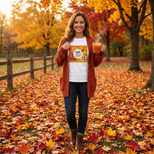 Hej Fall Höst löv och Pumpkin Paj T Shirt