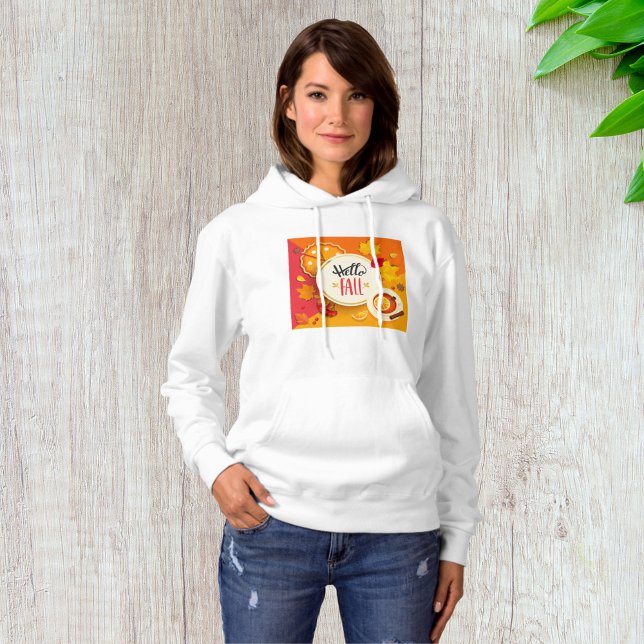 Hej Fall Höst löv och Pumpkin Paj T Shirt (Skapare uppladdad)
