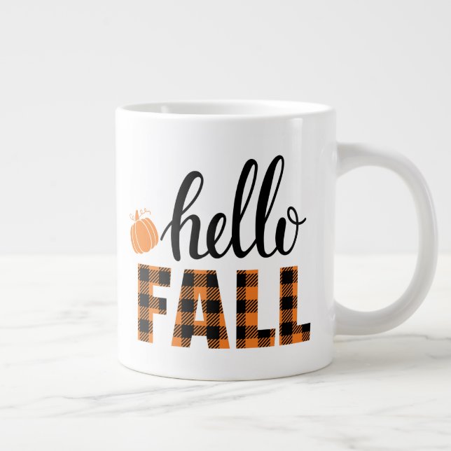 Hej Fall Jumbo Mugg (Höger)